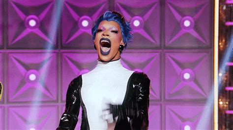 chanel iman laughing GIF by RuPaul's Drag Race 